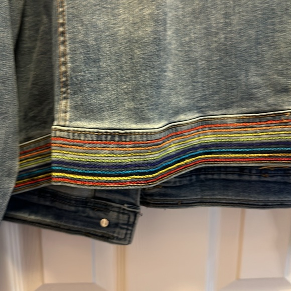 Lane Bryant Pride Jean Jacket - Picture 5 of 7